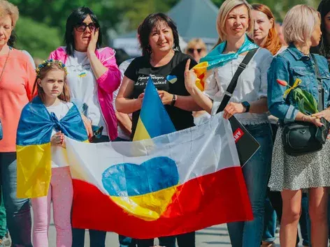 How did the war change the portrait of Ukrainians living in Poland?
