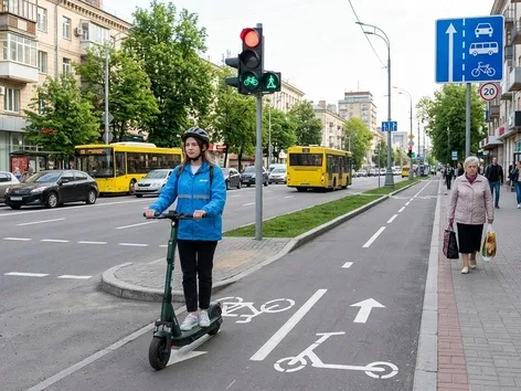 Ukraine erkennt E-Scooter als Fahrzeuge an: Neue Regeln für Fahrer und Fußgänger erläutert