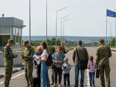 Who can leave Ukraine in 2026 and what documents are checked at the border?