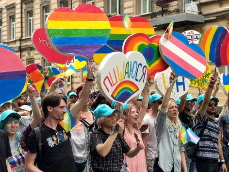 What is Ukraine's place in the ranking of tolerance towards LGBT people among European countries?