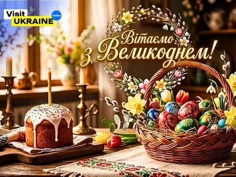 Visit Ukraine щиро вітає всіх з Великоднем!