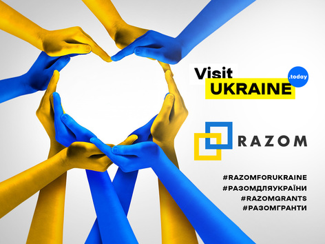 Visit Ukraine and Razom are in touch 24/7 with anyone who needs help