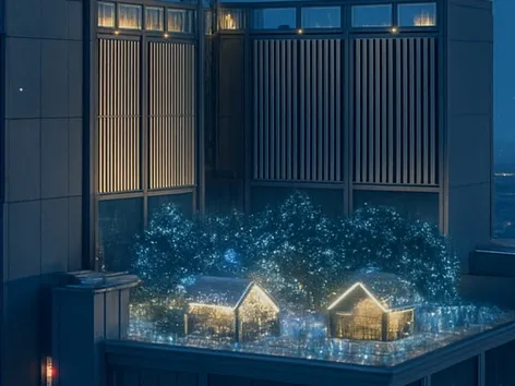 Weihnachtsmarkt im Himmel: Warschau eröffnet Wintergarten in der 49. Etage des Varso Towers